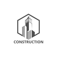 Building, Construction, Real Estate Logo Template Vector Icon.