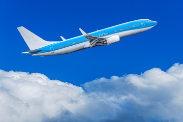 Aircraft against sky background
