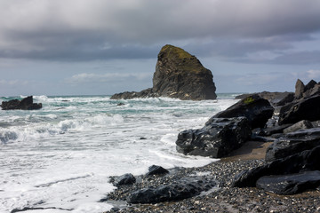 The Strangles Beach North Cornwall England