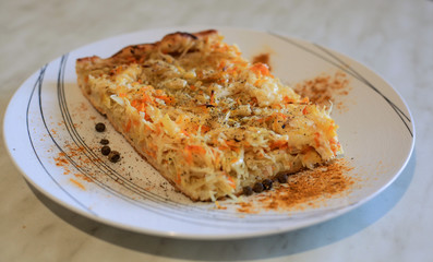 delicious cabbage and carrot cake