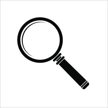 Magnifying glass search icon, for web, applications and other signs.