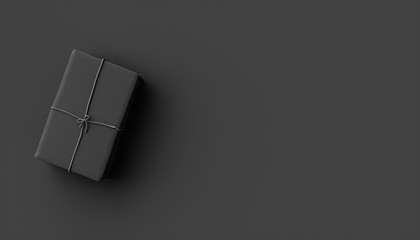 black box on a black background