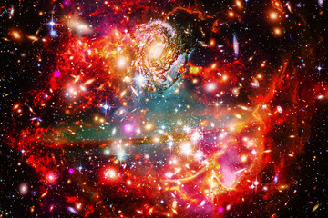 Fototapeta na wymiar Galaxy. The elements of this image furnished by NASA.