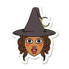 human mage character sticker