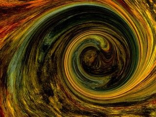 abstract fractal background with circles