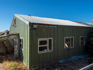 An abandoned NATO military base