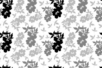 blackberry pattern seamless watercolor hand-drawn print textile berries fruits leaves leaves branch spring summer vintage jam juice