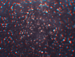 Glittering chromatic aberration bokeh focus background