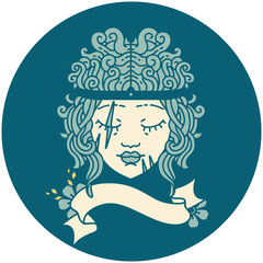 human barbarian character illustration