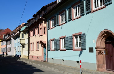 Fototapeta na wymiar Herrenstraße in Freiburg