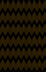 Golden lines design pattern on black background