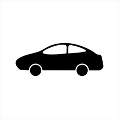 Obraz premium car icon on isolate white. Vector illustration