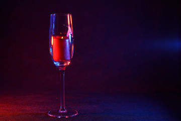 glass of red wine