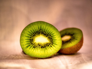 Juicy, sweet, tasty kiwi fruit .