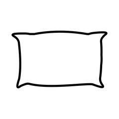 Pillow line icon