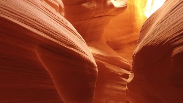 4k Footage of walk through of Secret Canyon in Arizona
