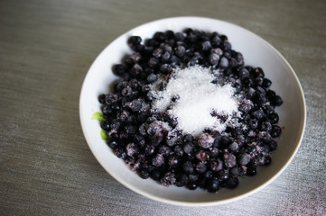 blueberries in a bowl