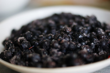 bowl of blueberries