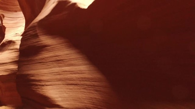 4k Footage of walk through of Secret Canyon in Arizona