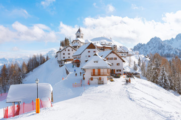 Fototapeta premium ski resort in austria