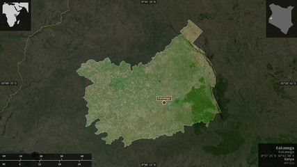 Kakamega, Kenya - composition. Satellite