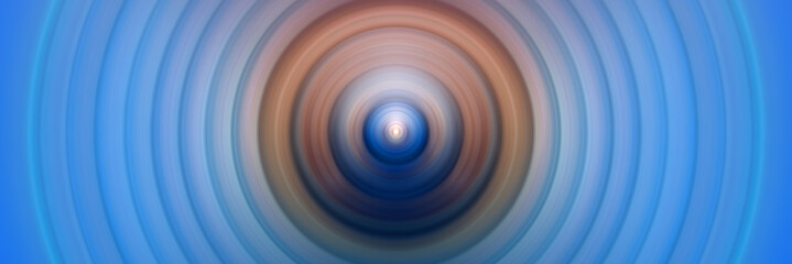 Abstract round background. Circles from the center point. Image of diverging circles. Rotation that creates circles.