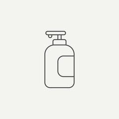 Liquid soap vector icon sign symbol