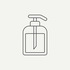 Liquid soap vector icon sign symbol