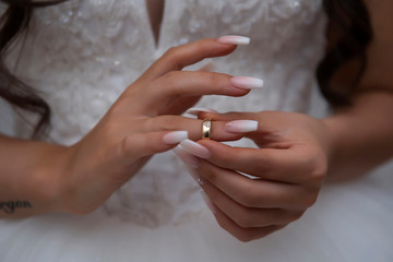 Wedding Ring  and flowers