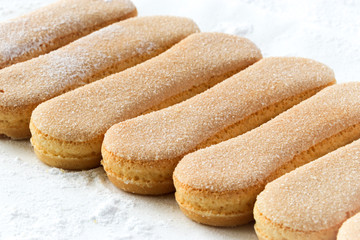 cookies on a white background