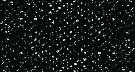 Distressed fabric texture. Vector texture of weaving fabric. Grunge background. Abstract halftone vector illustration. Overlay for interesting effect and depth. Black isolated on white background.