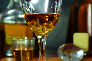 Whiskey and glass
Beautiful to drink