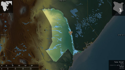 Tana River, Kenya - composition. Relief © Yarr65