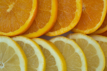 orange slices background