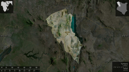 Turkana, Kenya - composition. Satellite © Yarr65