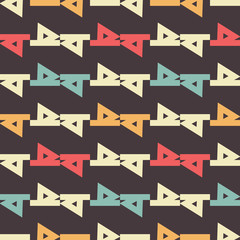 Seamless pattern with geometric shapes.