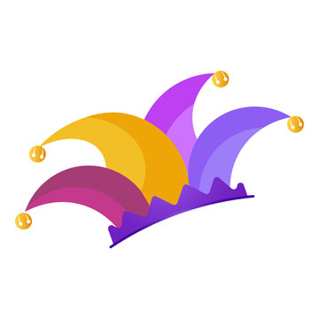 recommend clip art: Colored harlequin hat