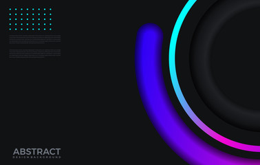 modern gradient bright color. geometric background. Abstract website landing page with circles illustration. Banner, wallpaper vector design template.