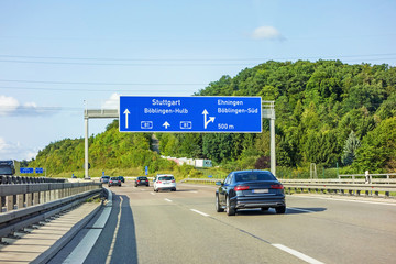 traffic sign on the road