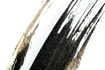 Japanese black ink calligraphy on Japanese paper