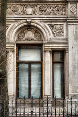 Old window in Moscow.