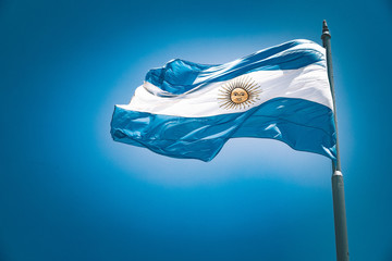 Bandera de Argentina - obrazy, fototapety, plakaty