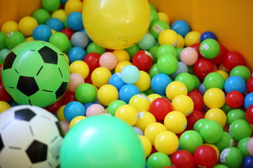 pool with colorful balls