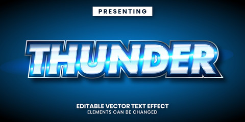 Editable text effect shiny metal game title style