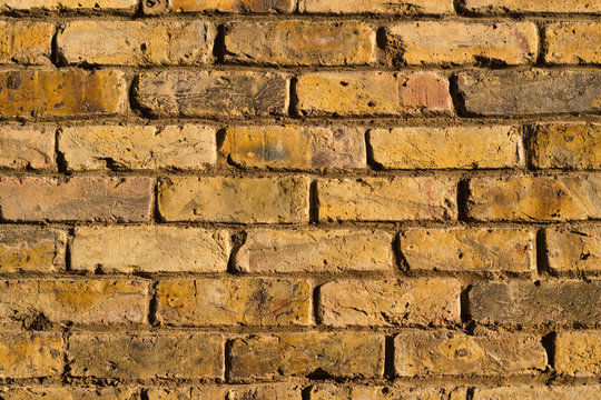 Close-up Detail of London Brick Wall
