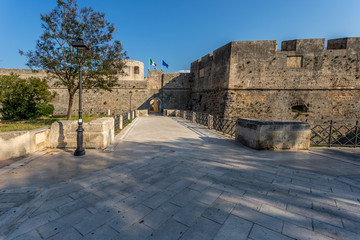 Swabian Castle in Manfredonia, Italy