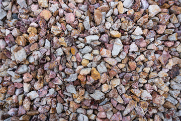 rock pebbles stone from above