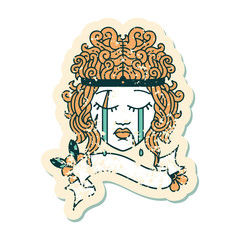 human barbarian character illustration