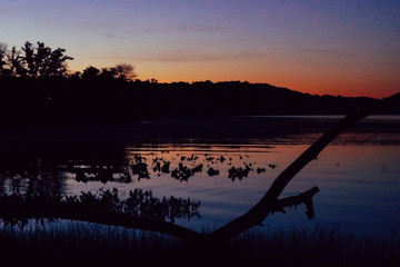 Sunset on the Hudson River