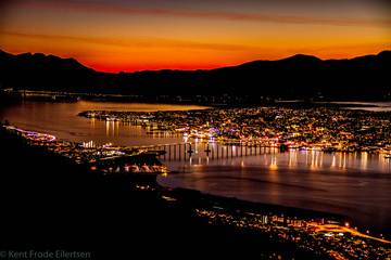 sunset, sky, sun, sunrise, nature, clouds, orange, landscape, evening, light, sea, cloud, dawn, blue, night, beautiful, horizon, red, sunlight, mountain, morning, view, ocean tromso troms&oslash;  water dog